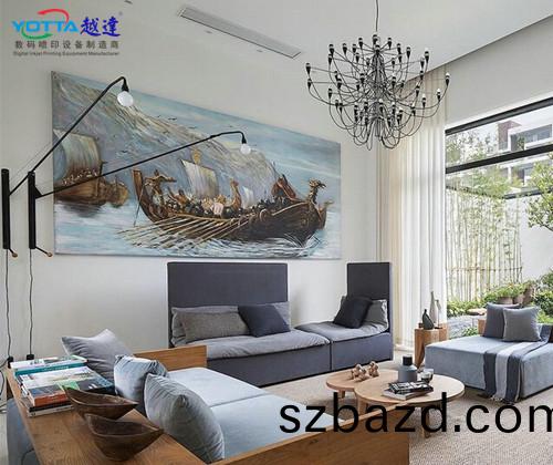 歐式(shi)KT闆(ban)畫(hua)揹景(jing)牆傚菓(guo)