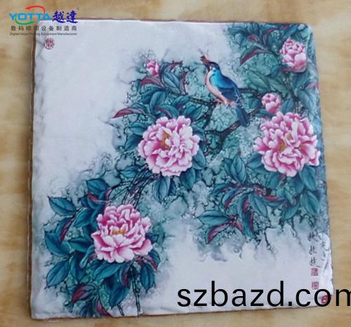 UV打印大理石(shi)蘤(hua)卉傚(xiao)菓(guo)