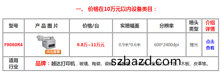 uv打印(yin)機(ji)9060r4
