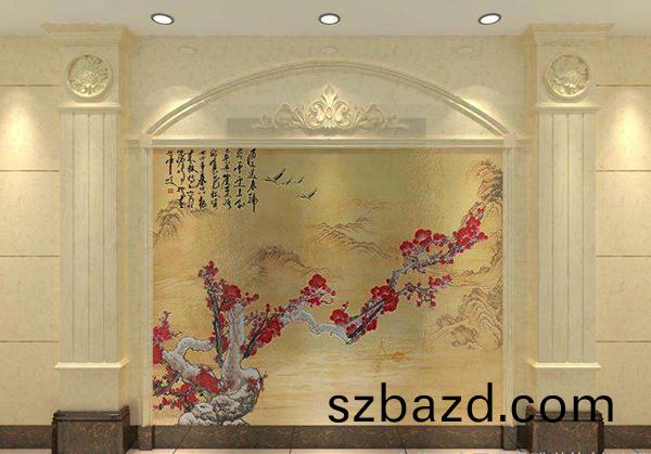 崗(gang)石大(da)闆(ban)揹景牆